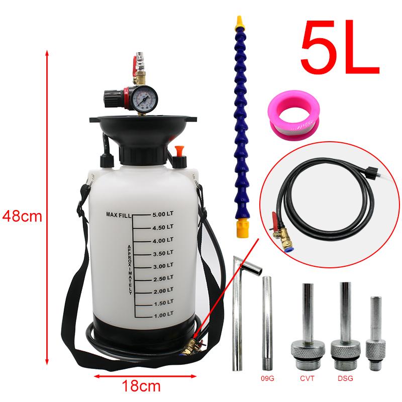 5L High Capacity Car Syringe for Brake Fluid Replacement Car Brake Fluid Reservoir Oil Change Syringe Oil Pump Replacement Tool