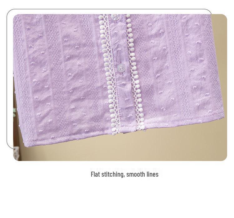 Mädchen-Langarm-Schulhemd aus weißer Baumwolle: Stilvolles, vielseitiges Frühjahrs-/Herbstoberteil