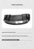 Tesla Model X RZ Carbon Fiber Rear Bumper Diffuser Spoiler Kit