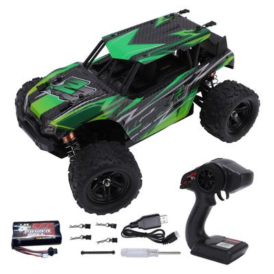 Voiture RC Échelle 1/18 36 km/h Voiture de Course RC Haute Vitesse Camion Tout-Terrain à 4 Roues Motrices avec Télécommande 2,4 GHz