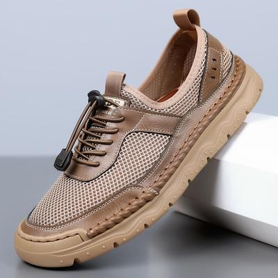 Flying Woven Mesh Shoes Men's New Summer Breathable and Lightweight Casual Shoes Soft-soled One-pedal Shoes 2025