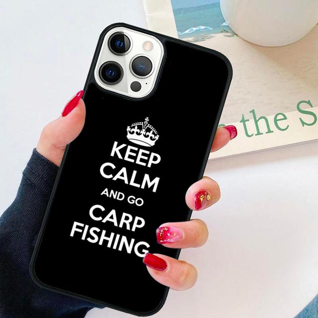 Karpfenfischen Zitate coque Handyhülle für iPhone 17 Air 16 Coque 15 14 12 13 PLUS 11 PRO MAX Cover Funda