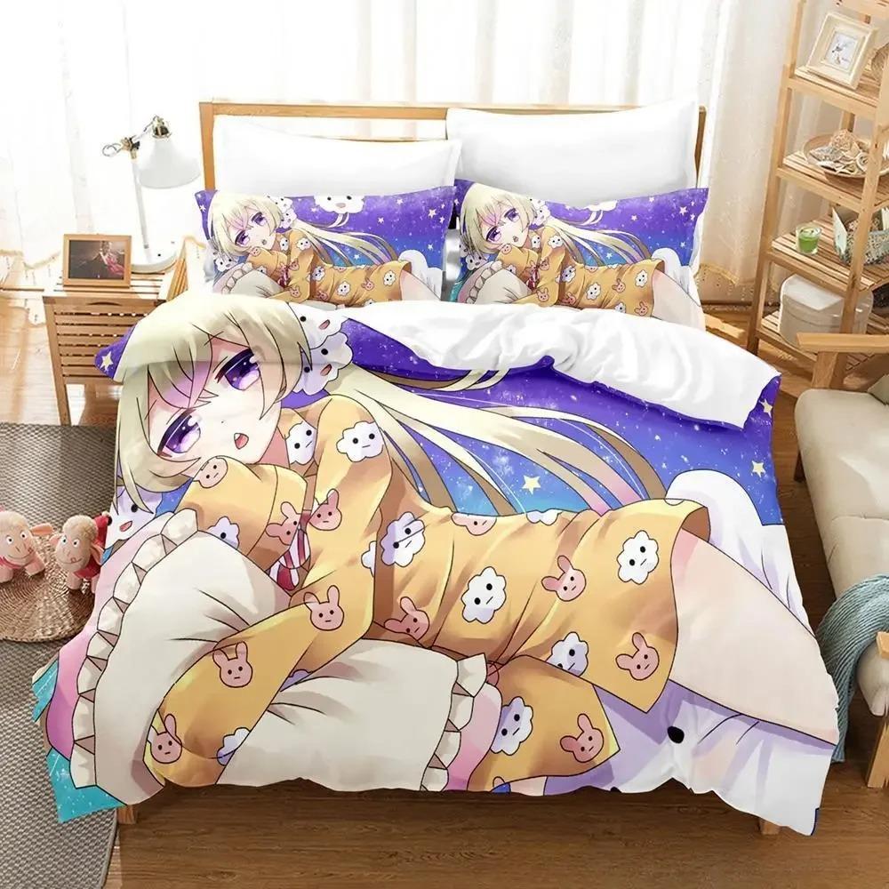 Magical Girl Raising Project Bedding Sets exquisite bed supplies set duvet cover bed comforter set luxury birthday gift