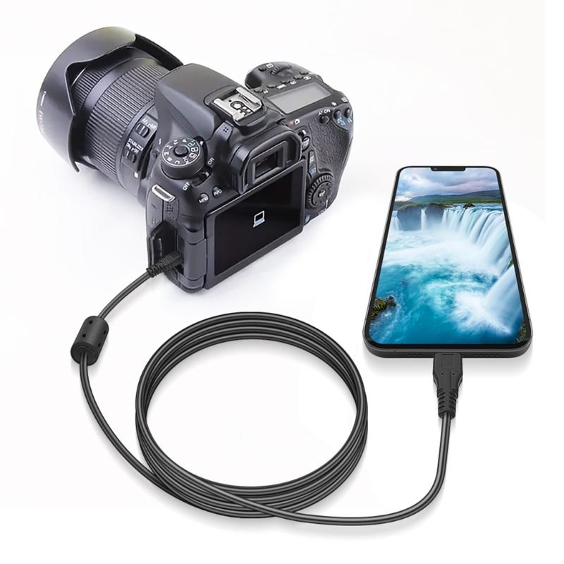 OTG Directs Connect Type C To 8P Data Line For Instants Import Of Photos From DSLR To Phone Without Software Installation