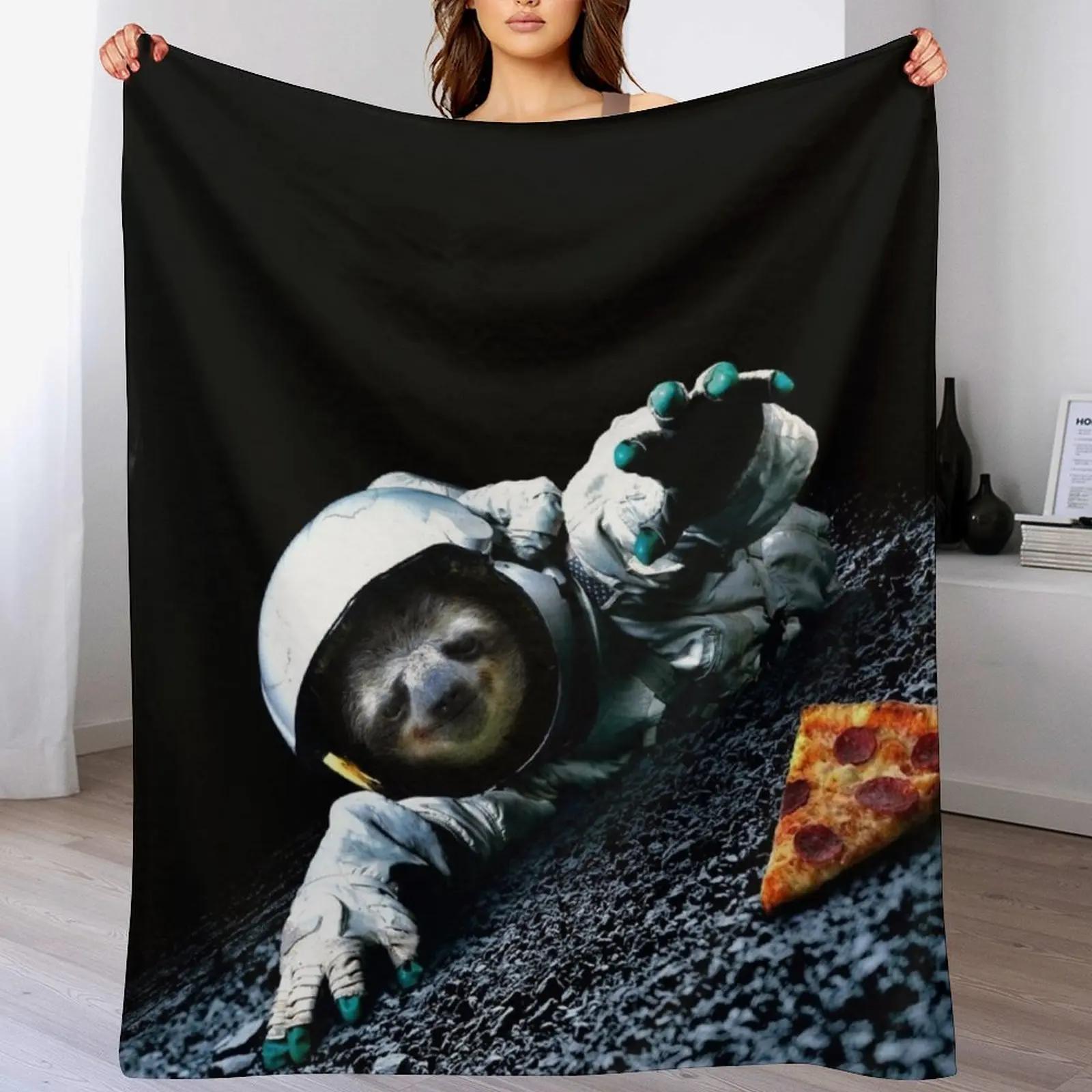 

Slothstronaut Throw Blanket Cozy Napping Blanket Gift for Mom Dad 102x76cm(40x30in)