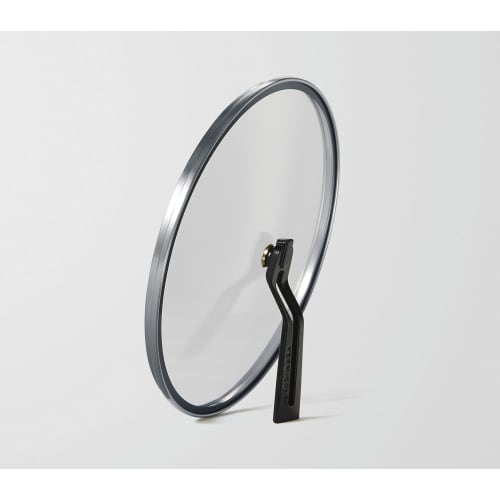 Vermicular Frying Pan with Dedicated Glass Lid, 26cm, Premium Black, Limited Edition (FL26-MBK-PB-L)