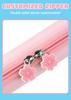 Pink Cherry Blossoms Shell Portable Carry Bag for Switch OLED PU Waterproof Pouch Case Storage Cover Box for Switch