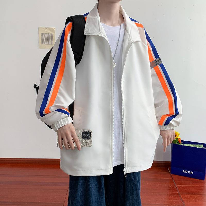 Autumn on New Men Casual Collars Mountaineering Sports Windproof Waterproof Jacket Fashion Trend Coat Men