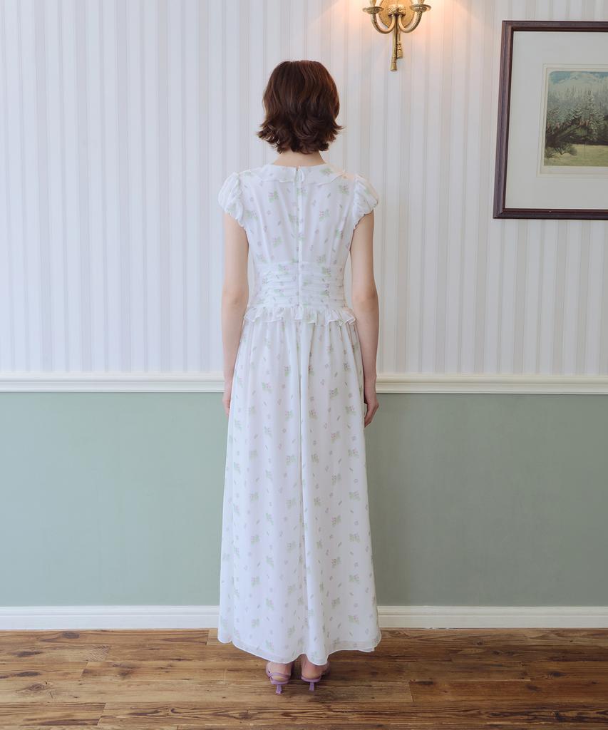 Aiseugadeuneiogongpal Jacaranda Print Dress