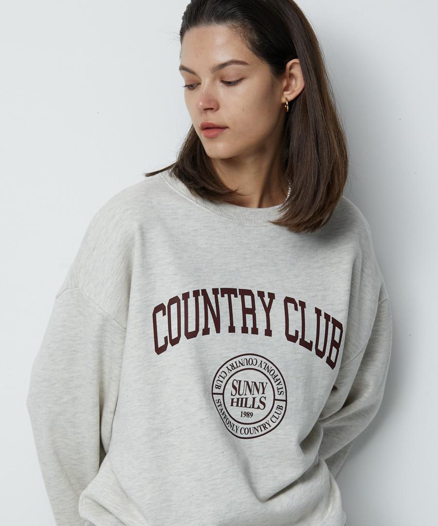 Step Only Country Club Sweatshirts (Melange Ivory) Melange Ivory/0 (Small)
