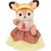 Sylvanian Families EPOCH Donut Wagon Toy Set with Delivery Feature for Dollhouse Ages 3 and Up