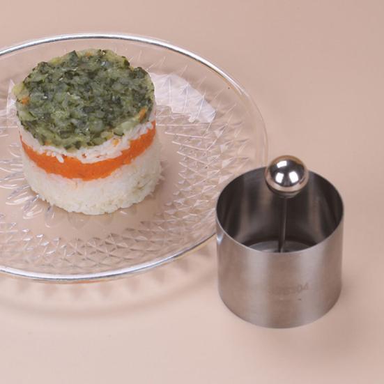 Cake Ring Mold Stainless Steel Seamless Round Mousse Cake Molds with Pushers And Lifters Kitchen Baking Tool for Home Bakery Use