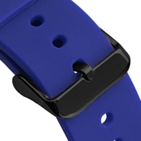 Bracelet de Montre Super Doux Résistant à l'Usure Flexible Sans Allergie Installation Simple Libération Rapide Bracelet de Montre en Silicone Accessoires de Montre