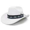 Fashion Music Festival Elements Suede One-word Cowboy Hat Multi-color Optional Male and Female Couples Festival Performance Hat