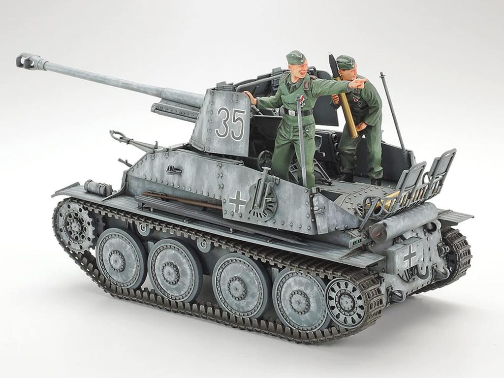Tamiya 1/35 Military Miniature Series No. 248 German Army Marder III 7.62cm Pak 36 Self-Propelled Anti-Tank Gun Plastic Model Kit 35248