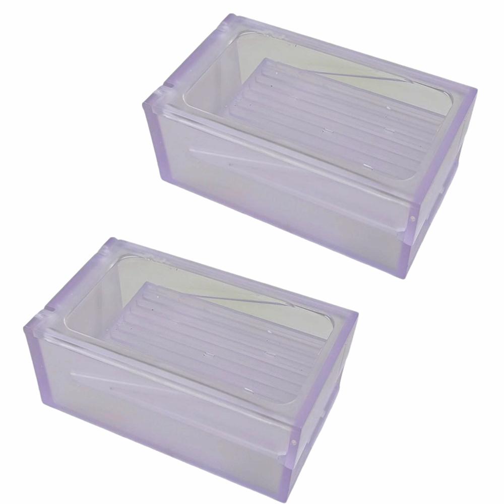 Double Layer Fuse Bead Sorting Storage Box Anti-Clog Perler Bead Channel Dispenser Box DIY