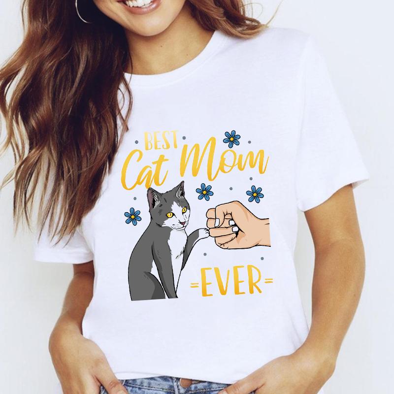 Women T-Shirt Graphic Floral Flower Butterfly Short Sleeve Tees Female Fashion Spring Summer 90S Oversized Tshirts Clothes Tops