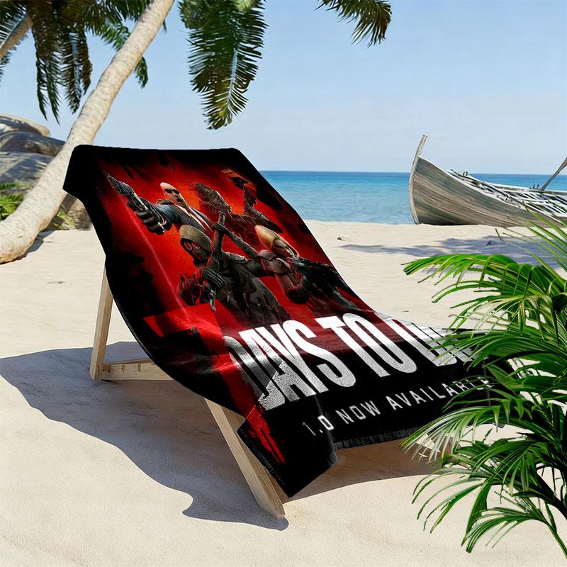 7 Days to Die Beach Towel, Large Soft Quick Dry Towel for Beach Camping Swimming