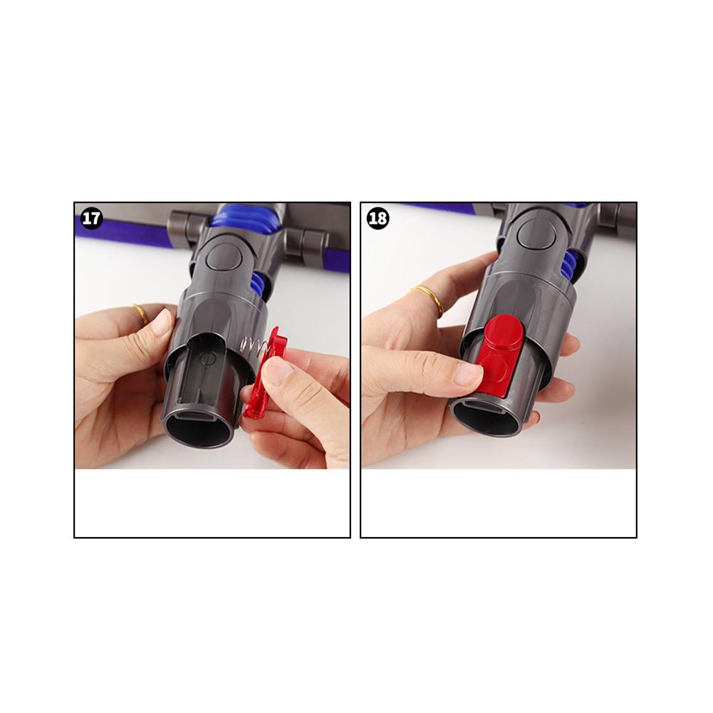 For Dyson V8 V12 Slim Soft Velvet Roller Suction Hose Replacement Parts