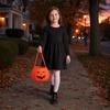 Xiaobudian Halloween Pumpkin Candy Bag for Kids, Small Trick or Treat Bucket, Soft Face Basket with Handle Party Decoration