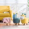 Creative Stool Children Nordic Style Porch Cartoon Shoe Changing Small Stool Living Room Wooden Animal Low Stool