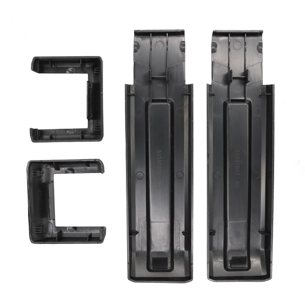 Matte Black Exterior Tailgate Door Hinge Cover Trim For Jeep Wrangler JK 2007-18