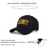 Unisex Security Letter Embroidery Baseball Caps Spring And Autumn Outdoor Adjustable Casual Hats Sunscreen Hat