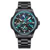 AILANG Multifunctional MenMechanical Watch Hollow Tourbillon Automatic Wristwatch Waterproof Luminous Bracelet Moon Phase Dial