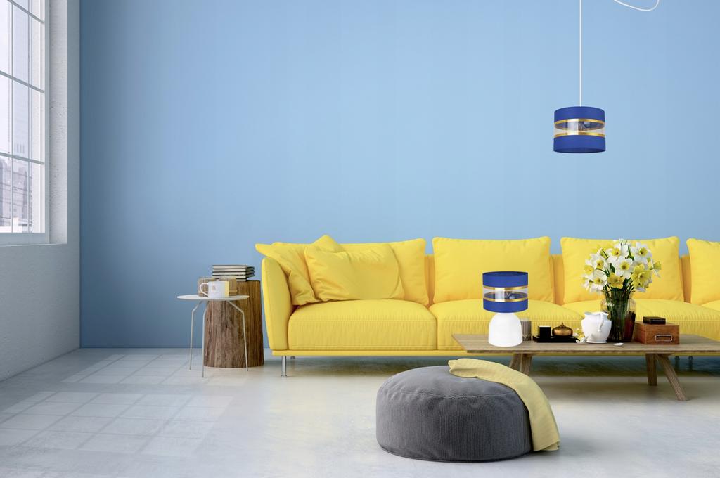 Night Table Lamp, Elegant Gold Lampshade, 20 Cm