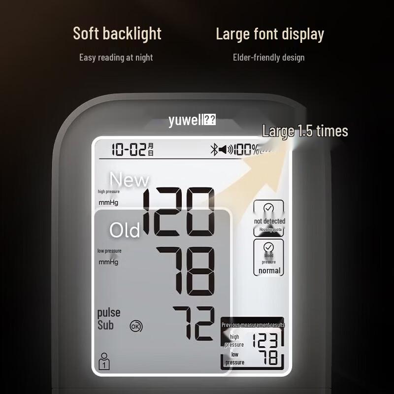 Yuwell Upper Arm Electronic Blood Pressure Monitor S69AR