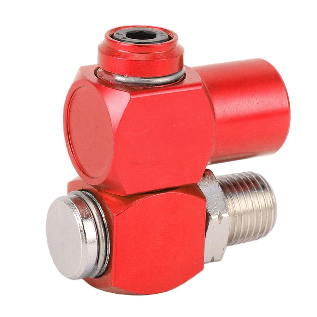 2Pcs 360 Degree Swivel Air Hose Fittings 1 4in NPT No Leakage Connector with 1 4in MNPT Quick Connect Air Compressor