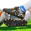 New Men Kids Non-Slip Football Boots Ultralight Soccer Shoes Cleats Match Grass Boys Professional Training Shoes Drop Shipping