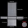 Purse Making Supplies Plastic Bag Mesh Grid White Blank Mesh Canvas Mesh Cloth Crochet Projects