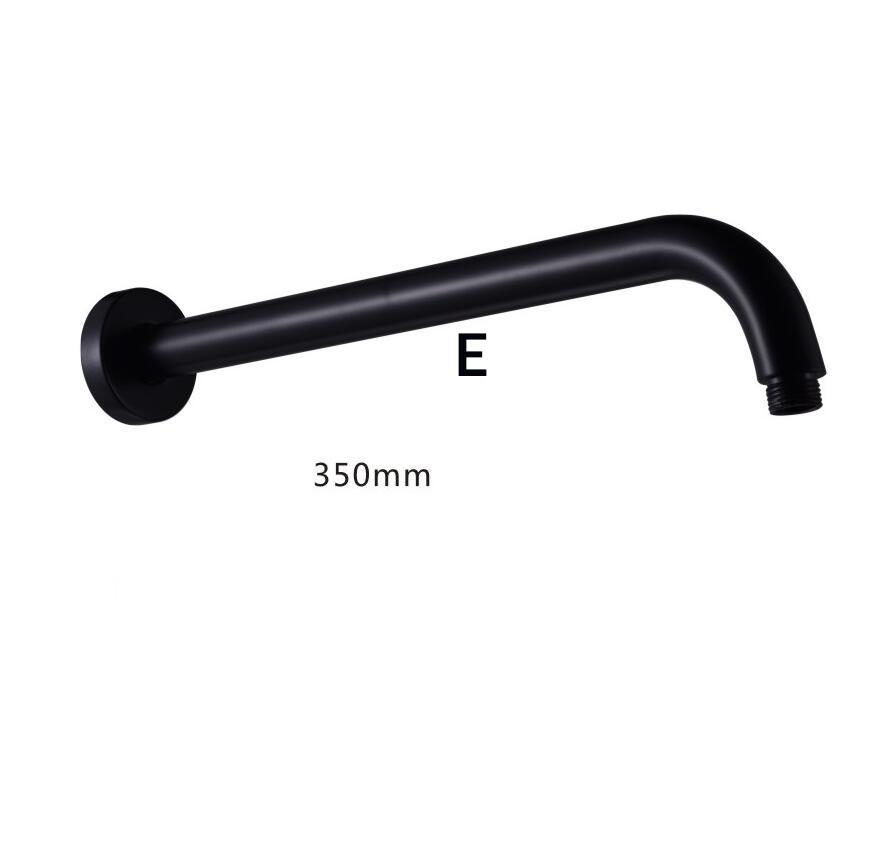 BAKALA  Black Stainless Steel Wall Mounted or Ceiling Mounted  Bathroom Shower Arm Shower Rod
