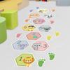 Cartoon Numbers Hopscotch Game Floor Stickers Teen Room Wall Stickers for Kids Room Boy Girl Room Home Decoration Floor Decal