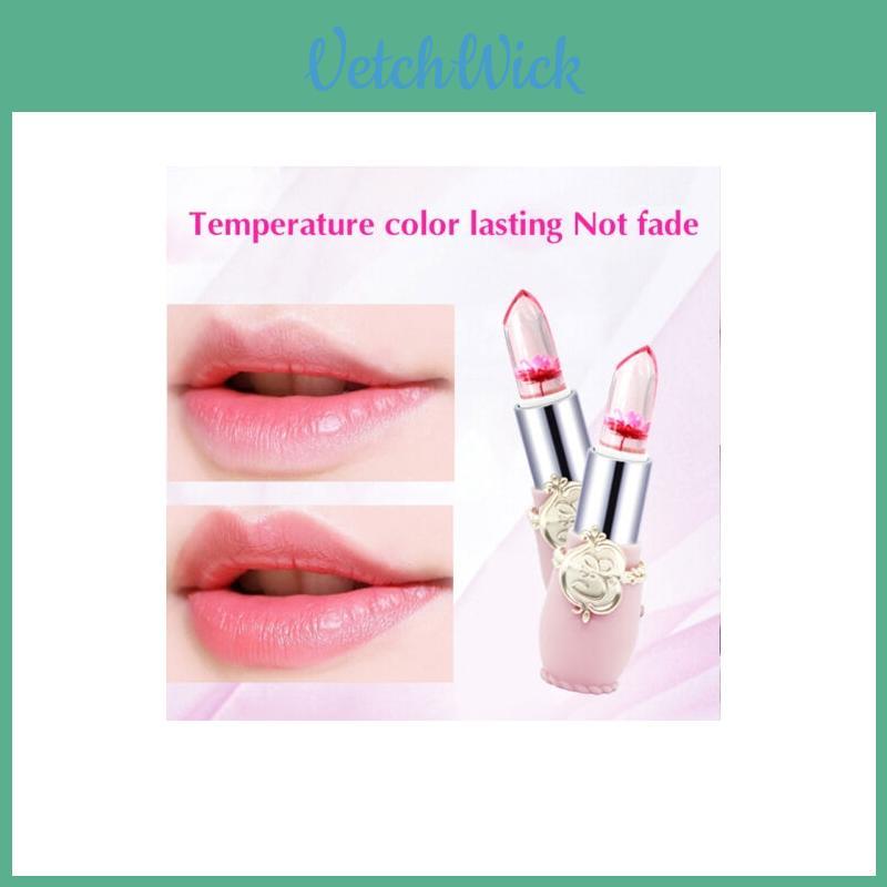 Premium Quality Flower Lipstick With Long-lasting Color-changing Magic Jelly Formula