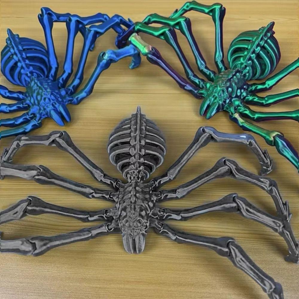 Movable 3D Joint Movable Spider 5 Colors Animal Simulation Model New Spider Desktop Ornaments