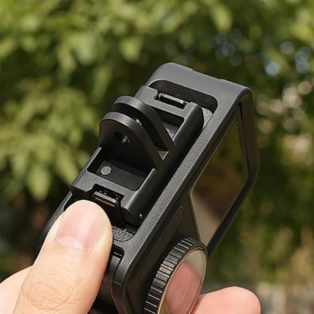 1/4 Thread Magnetic Quick Release Base Two Claw Adapter for DJI Action 5 Pro/4/3 - Stable Anti-Shake Fast Install Camera Accessory