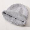 Large children's hat rabbit velvet classic striped knitted hat autumn and winter soft cute outdoor wool hat to keep warm