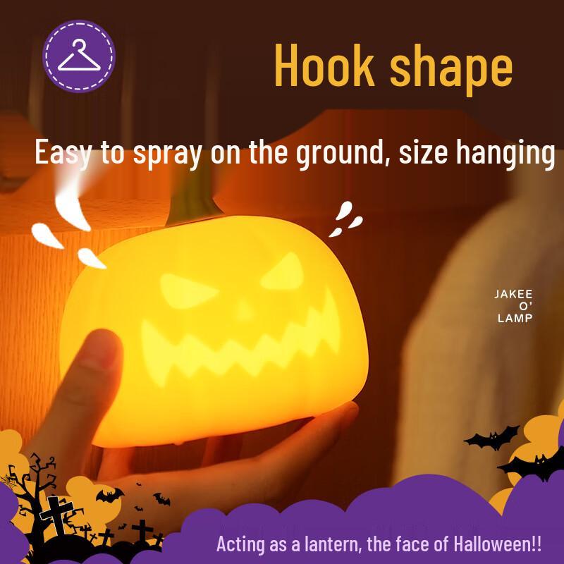 Kids Halloween Pumpkin Handheld Night Light
