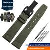 Nylon Canvas Watch Strap for IWC Pilots Portugal Portofino Fabric Cowhide Bottom Watch Chain Men Women Watchband 20mm 21mm 22mm