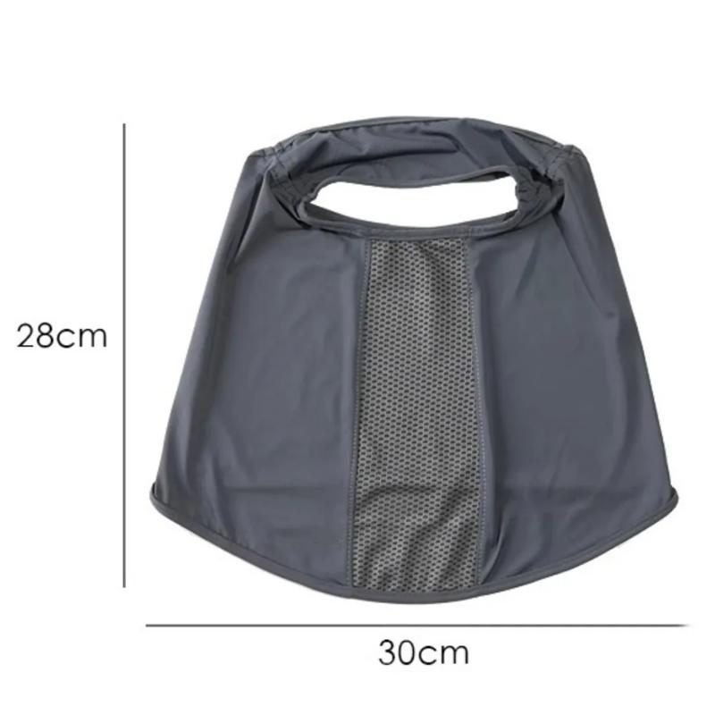 

Facial Gini Summer Sports Ear Cord Scarves Mask Neck Protection Anti-UV Ice Silk Sunscreen Mask Face Veil with Eyeglass Hole