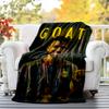 Great Soccer Player 10 Flannel Blanket Soft All-Season Throw, Design for Camping, Car Travel, Hiking Sofa, Bed, Office Perfect Gift for Parties