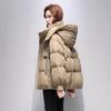 Women’s Short Hooded Windproof Thicken Warm Winter Jacket