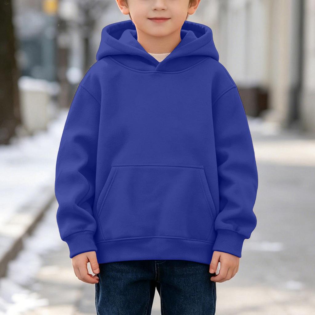 Felpa a maniche lunghe colorata per bambini, pullover casual e comodo per ragazzi e ragazze