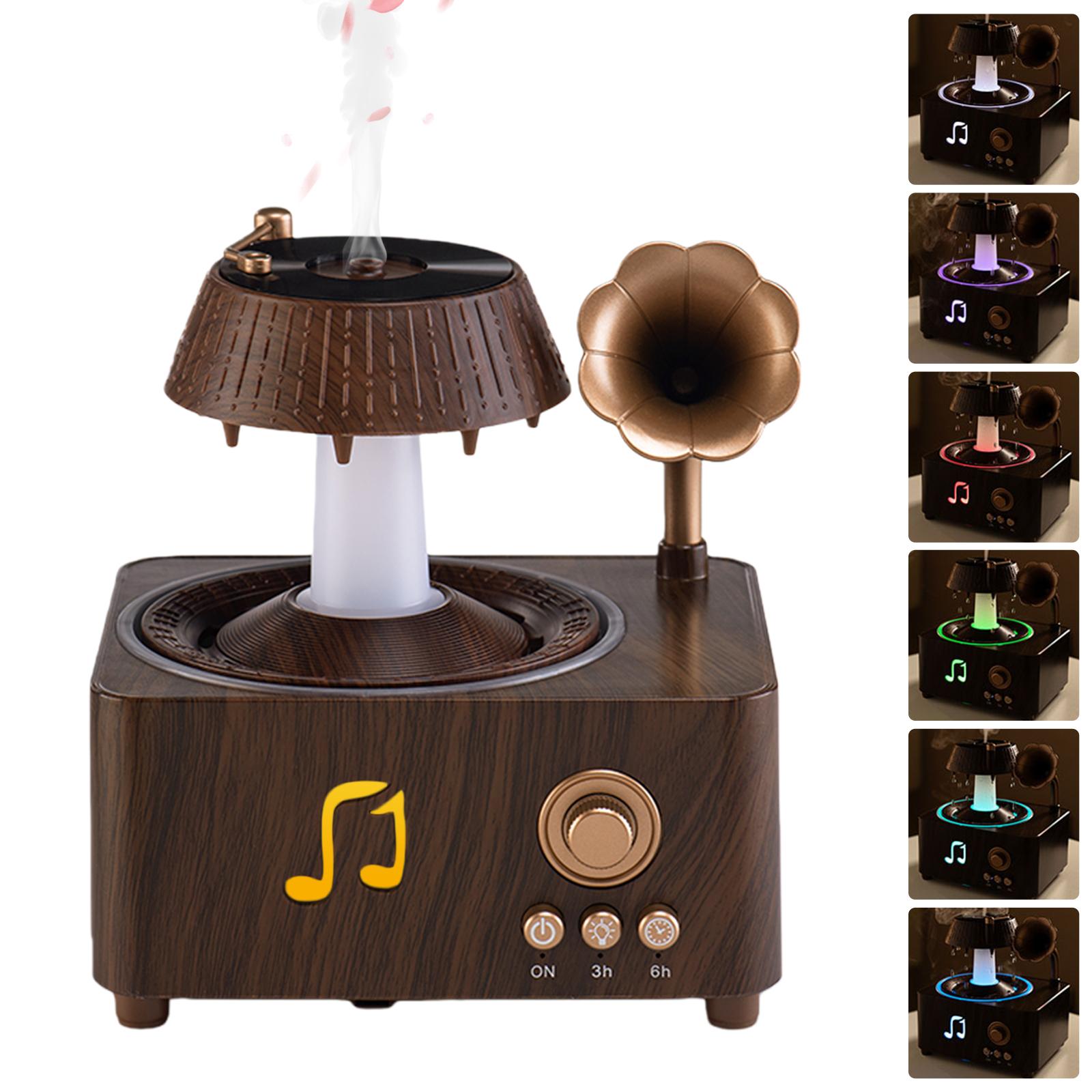 Essential Oil Diffuser 250ml Aroma Diffuser with 360 Rotating Raindrop & 7 LED Lights Suitable for Bedrooms Homes and Offices us
