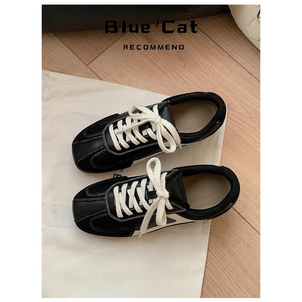 Sheepskin~ inner height increase 5cm ballet training shoes women's 2025 new Maillard lace-up casual sports shoes Forrest Gump shoes