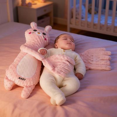 Baby Soothing Sleep Hand Pillow Patting Modes Patting with Adjustable Pillow Soother Soft Plush Cuddle Buddy