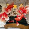 Großer chinesischer Roter Koi-Fisch Neujahrsdekoration Hängende Anzeige