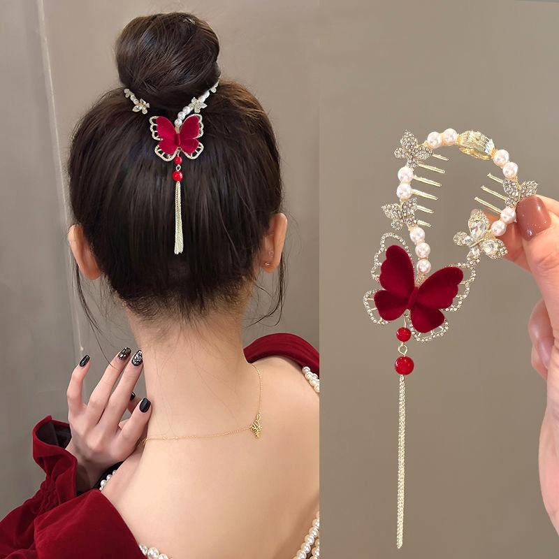 

Китиця Камелія Затискач для волосся Голова-таблетка Хвістик Пряжка Заколка для волосся Дзвіночок Орхідея Зажим для волосся Жаба Пряжка Затискачі для волосся